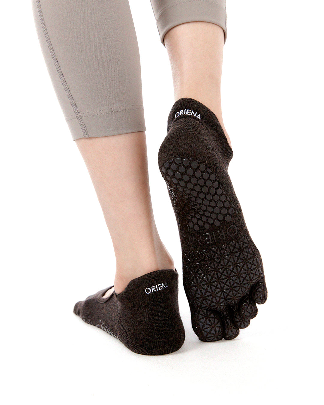 Full Toe Socks | ProGrip™ - Espresso