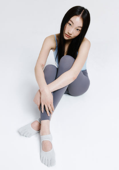 Full Toe Socks | ProGrip™ - Light Grey