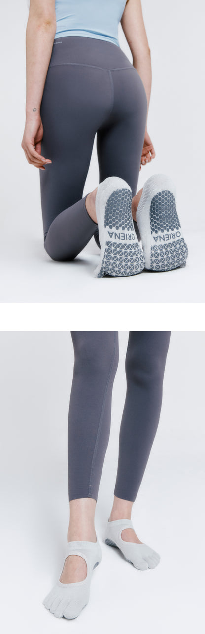 Full Toe Socks | ProGrip™ - Light Grey