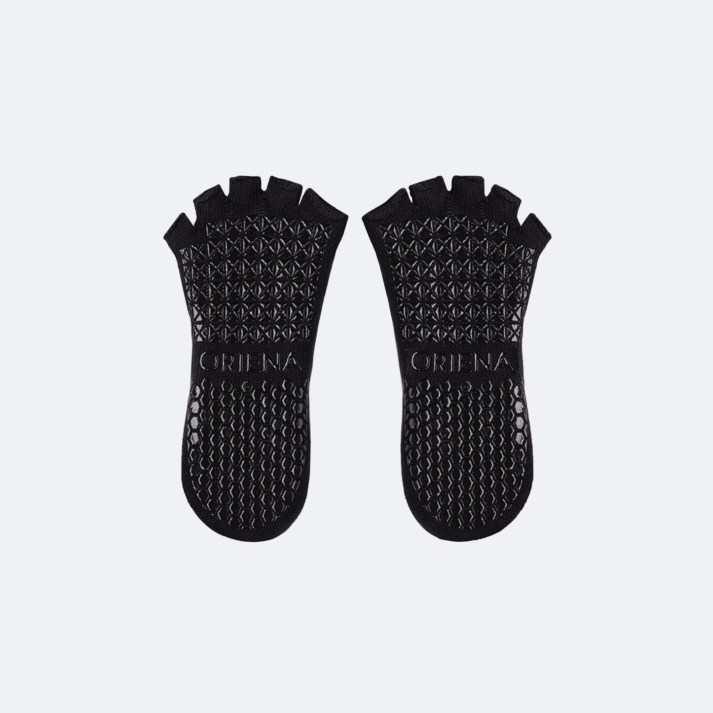 Half Toe Socks | ProGrip™ - Onyx