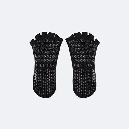 Half Toe Socks | ProGrip™ - Onyx
