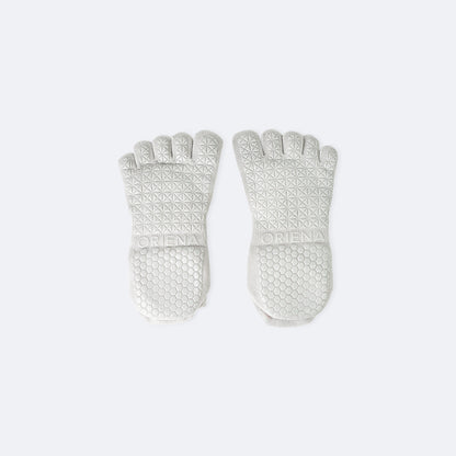 Full Toe Socks | ProGrip™ - Light Grey