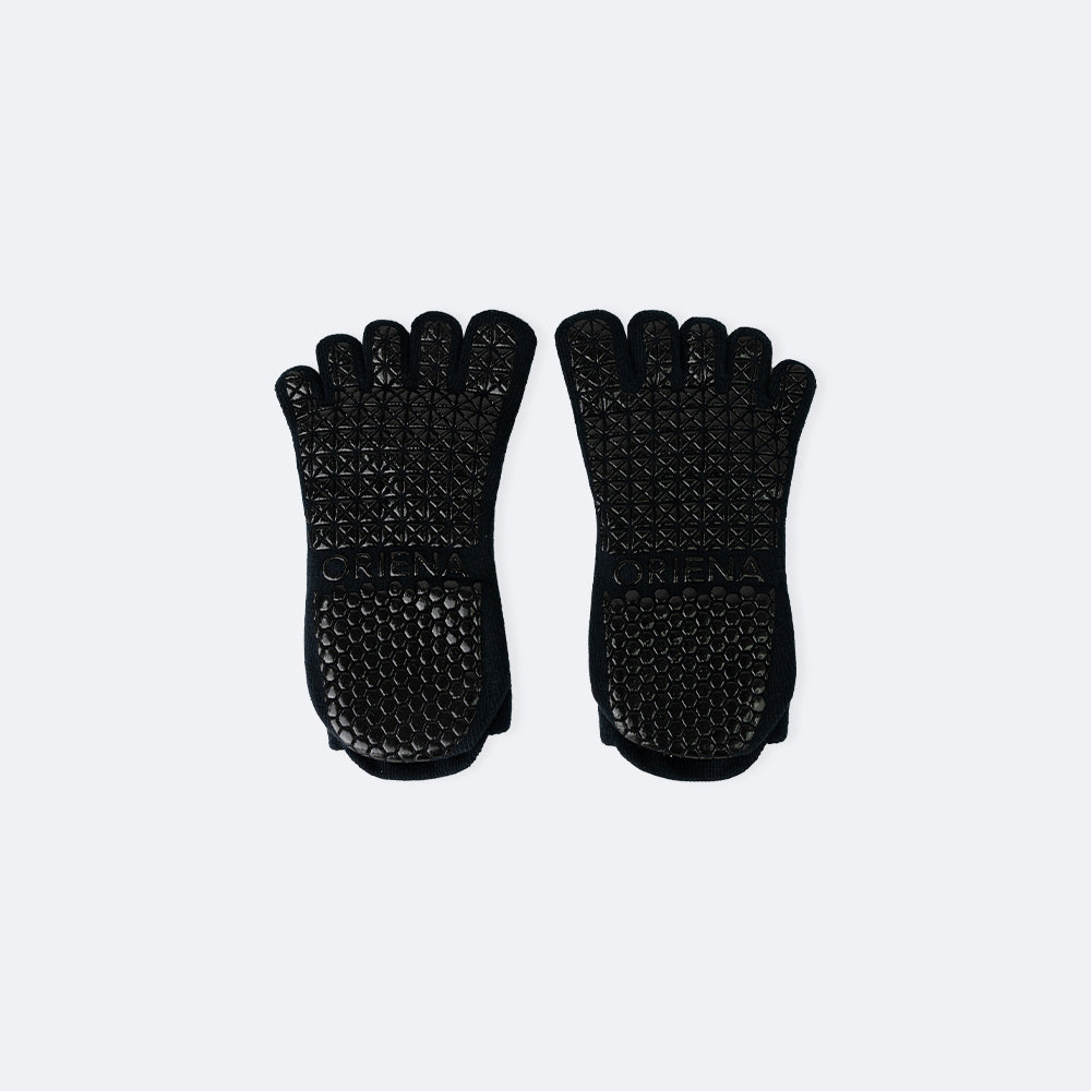 Full Toe Socks | ProGrip™ - Onyx