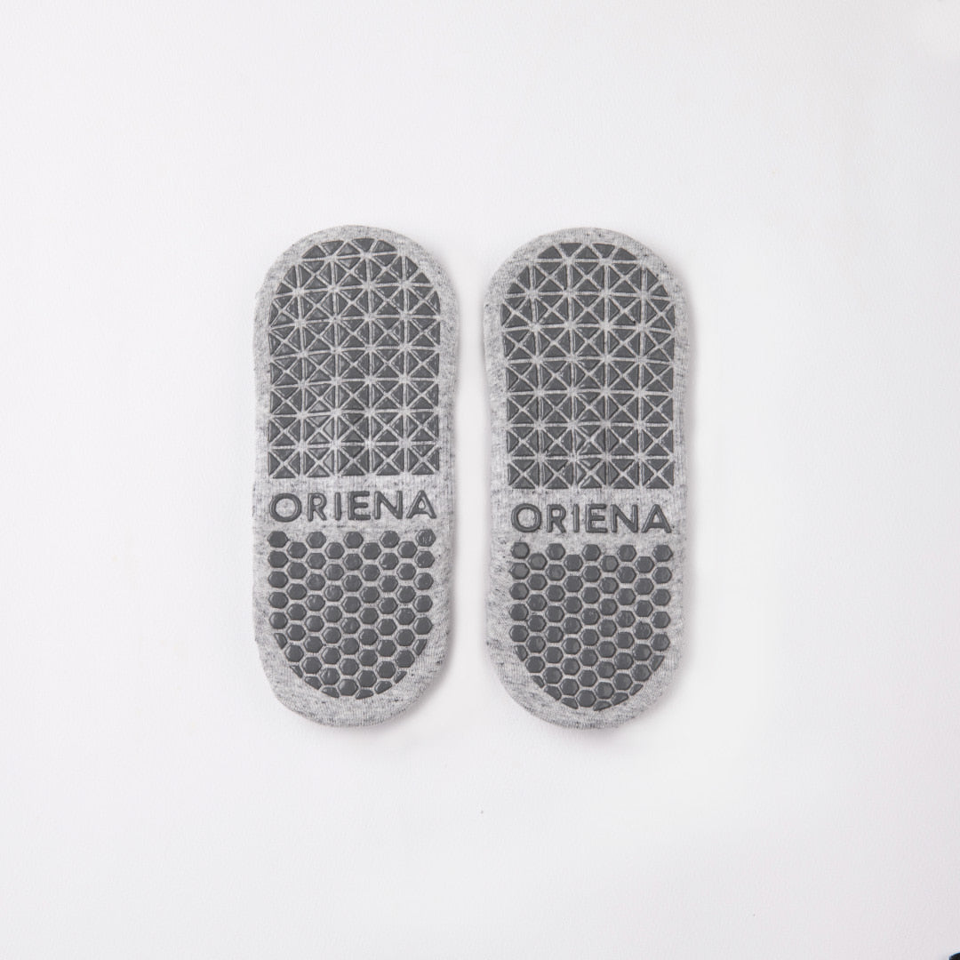 Cross Band Socks | ProGrip™ - Grey