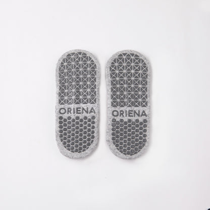 Cross Band Socks | ProGrip™ - Grey