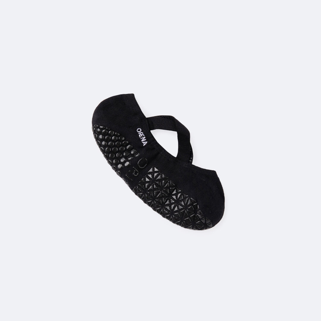 Cross Band Socks | ProGrip™ - Onyx