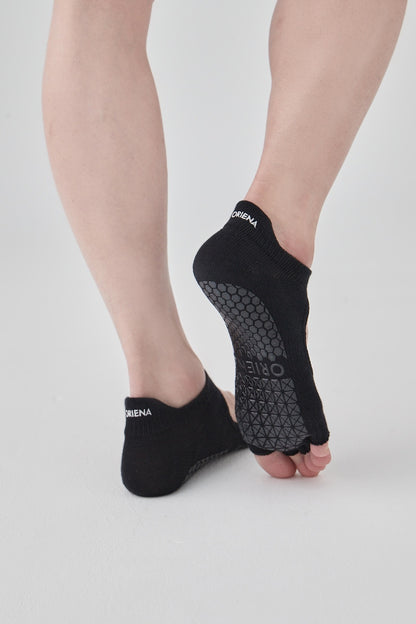 Half Toe Socks | ProGrip™ - Onyx