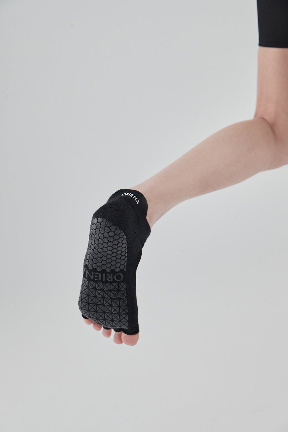 Half Toe Socks | ProGrip™ - Onyx